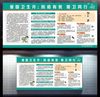 爱国卫生月宣传栏图片