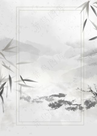 水墨背景图片