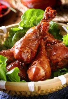 卤鸡腿图片