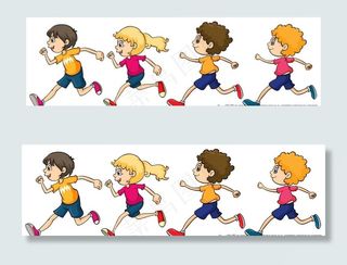 卡通运动员图片