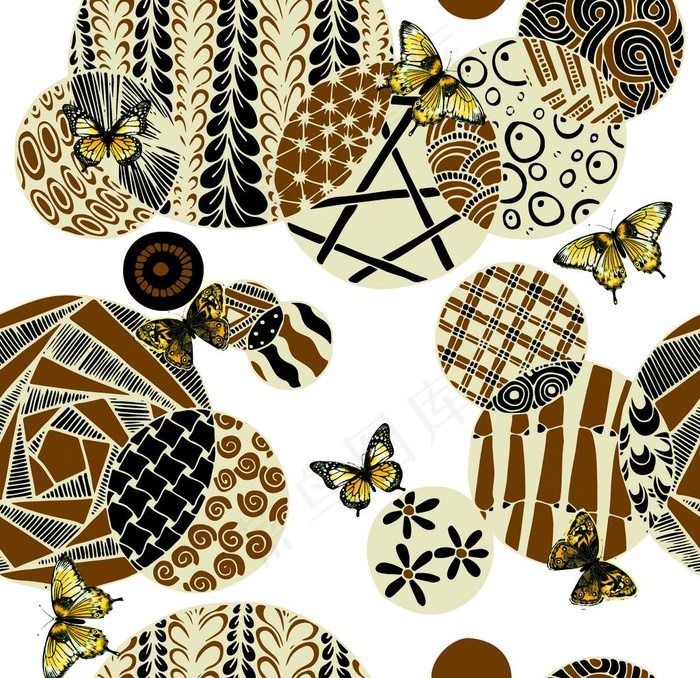 链条 豹纹 设计 大牌 图案图片