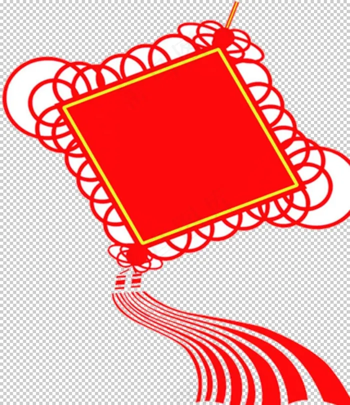 新年中国结素材图片