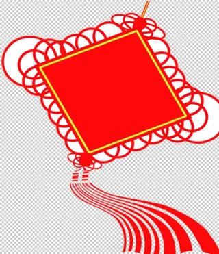 新年中国结素材图片