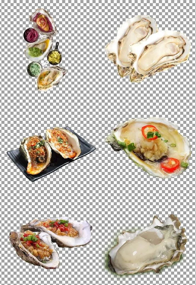 美食烧烤生蚝牡蛎图片