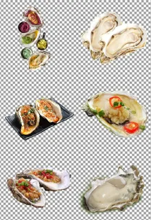 美食烧烤生蚝牡蛎图片