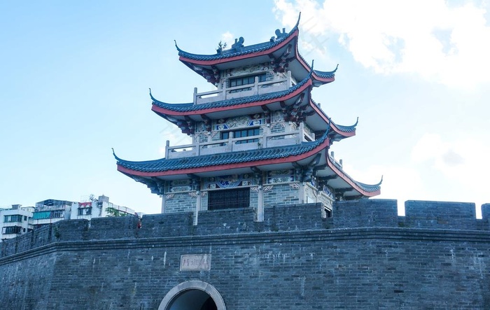 潮州古城角楼图片