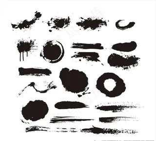 中国风笔触图片