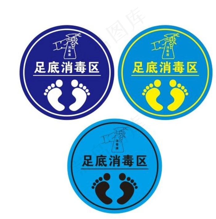 疫情足底消毒区图片cdr矢量模版下载