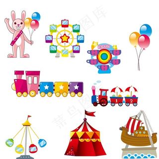 游乐场设施图片