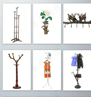 真实的衣帽架免抠素材图片