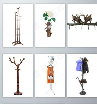 真实的衣帽架免抠素材图片