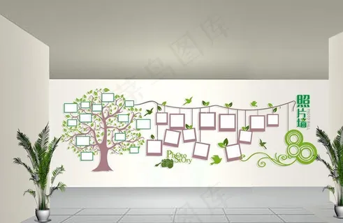 学校照片墙图片