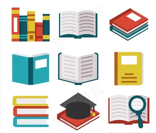 矢量书本图片