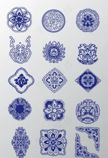 瓷器花纹图片