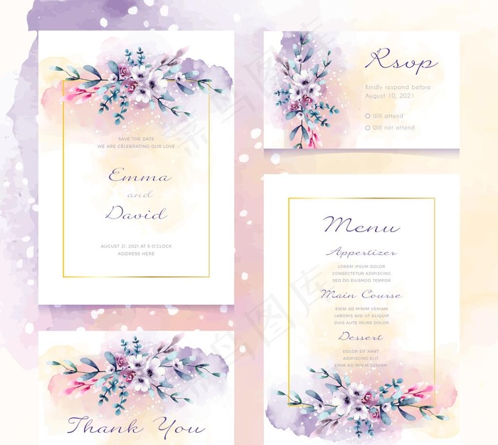 浪漫花卉婚礼图片