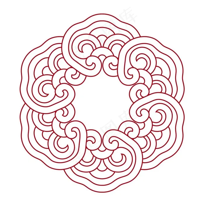 中国风底纹花纹背景图案复古图片