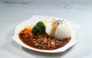 *卤肉饭图片