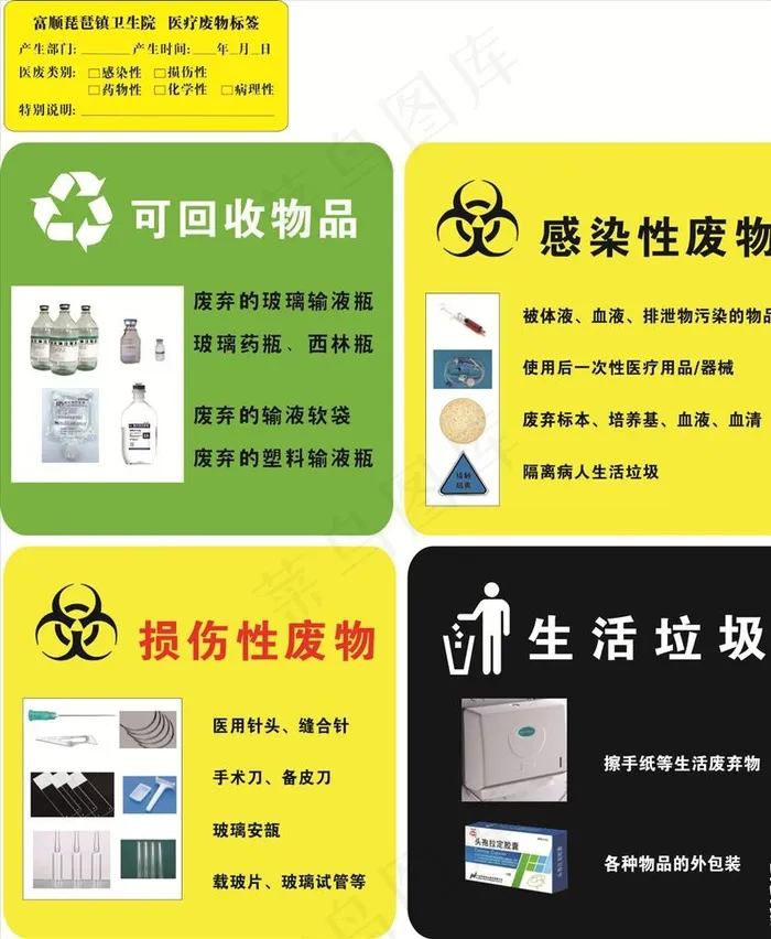 可回收物图片cdr矢量模版下载