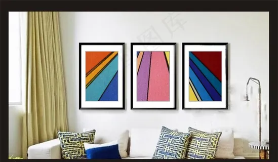 抽象装饰画图片