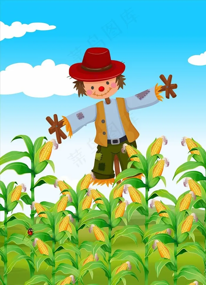 稻草人图片ai矢量模版下载