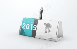 日历台历展示效果图样机图片
