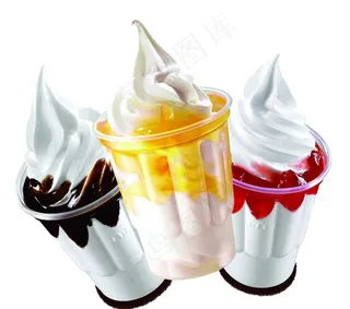 冰淇淋圣代素材图片