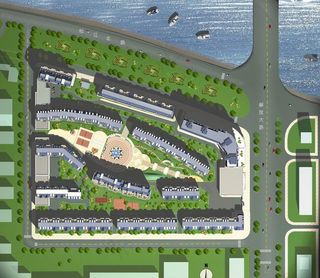 建筑设计彩平图图片