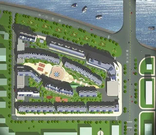 建筑设计彩平图图片