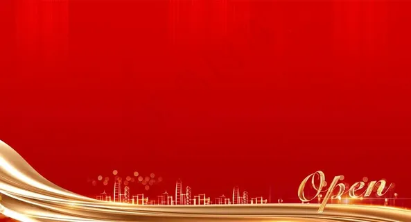 红色背景地产图片