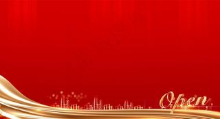 红色背景地产图片