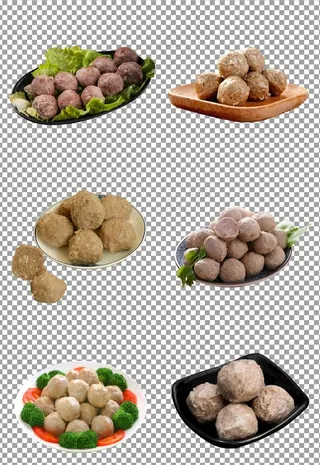 手打牛肉丸图片