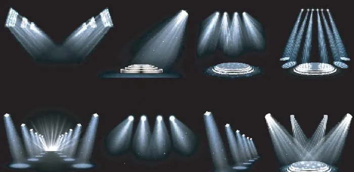 舞台灯光模式图片eps,ai矢量模版下载