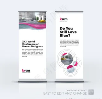 易拉宝展架图片