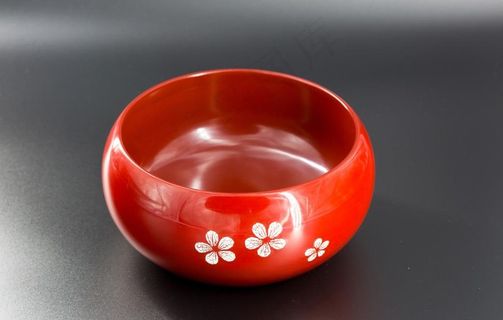 脱胎漆器茶盂图片