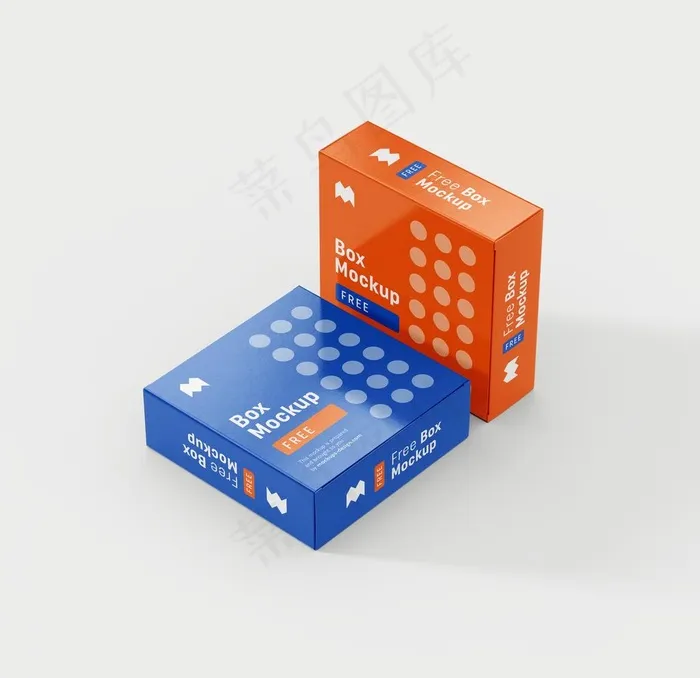 盒子样机图片(3000X3000(DPI:300))psd模版下载