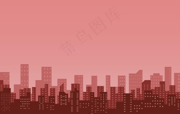 矢量扁平建筑图片ai矢量模版下载