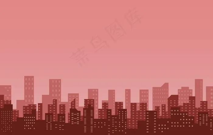 矢量扁平建筑图片ai矢量模版下载
