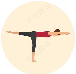 瑜伽动作图片