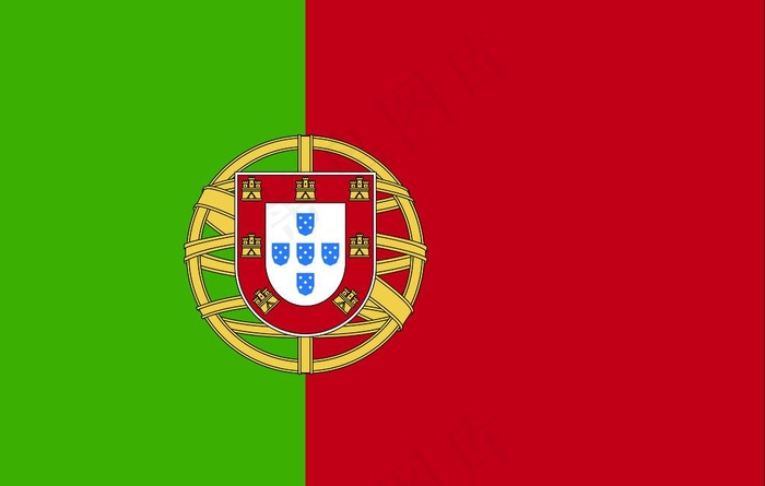葡萄牙国旗图片