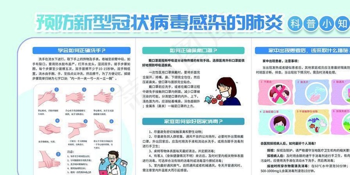 预防新冠肺炎图片psd模版下载