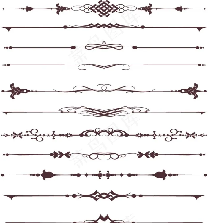 欧式复古花纹 矢量图合集图片ai矢量模版下载