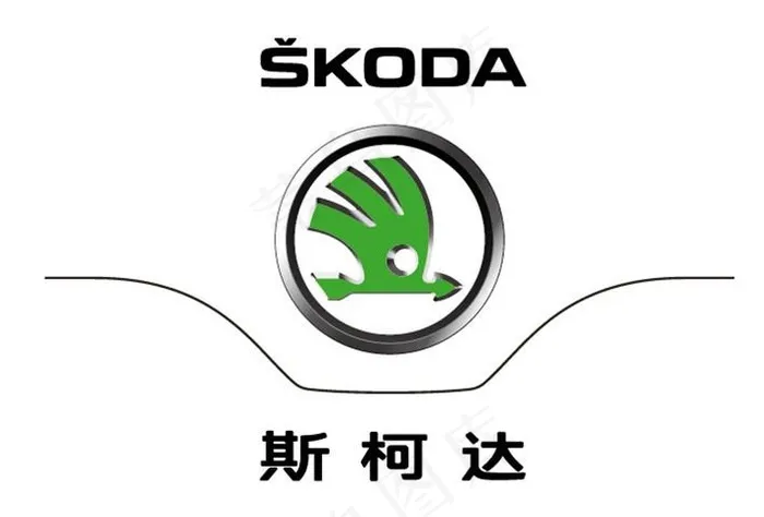 斯柯达标志图片ai矢量模版下载