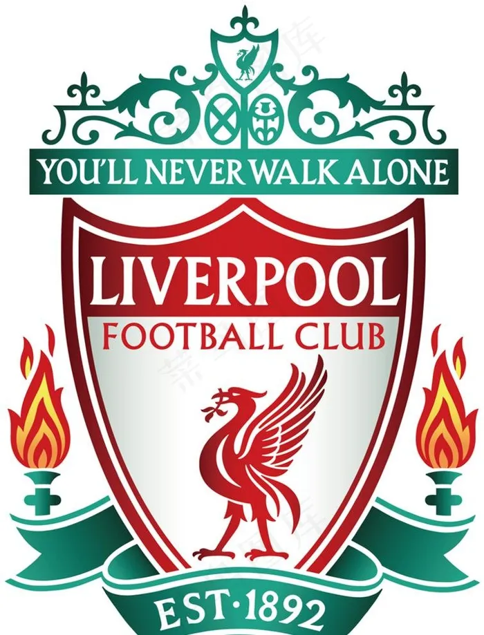 利物浦足球俱乐部徽标图片ai矢量模版下载