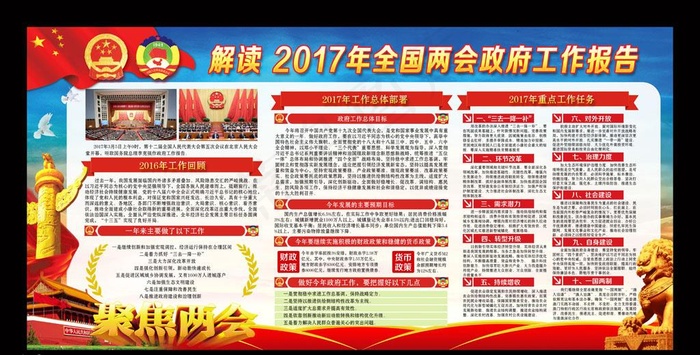 2017全国两会图片(6803X3402(DPI:72))psd模版下载