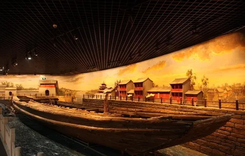 山东省博物馆漕运船图片