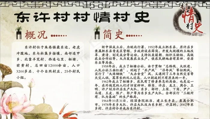 村史村情图片(1800X1080)cdr矢量模版下载