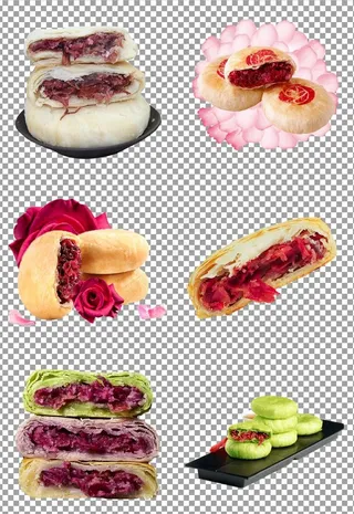 云南鲜花饼图片