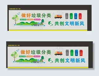 垃圾分类形象墙 成都地区图片