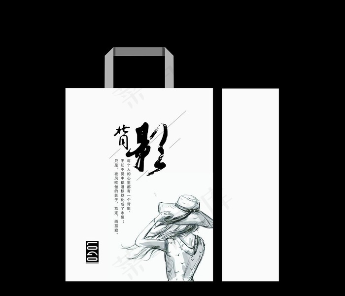 手提袋图片cdr矢量模版下载