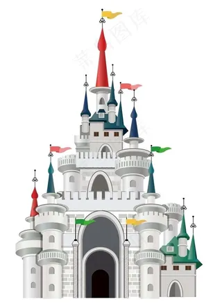 卡通城堡图片